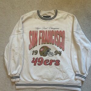 San Francisco 49ers Cream Sweater